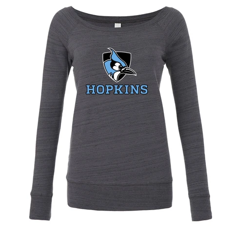 Venley Official NCAA Johns Hopkins Blue Jays Women's Fleece Crew Sweatshirt Cover