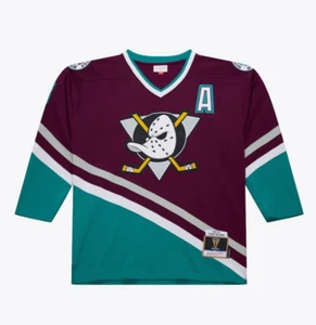 Mitchell & Ness Anaheim Ducks #8 Hockey Jersey New Mens Sizes $225 - Picture 1 of 3