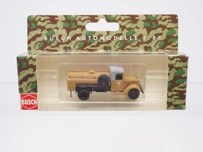 Busch Edición Militar 80021, Ford V8 G917T Alemán Segunda Guerra Mundial, Afrika Korps, Escala HO Foto 1 de 2
