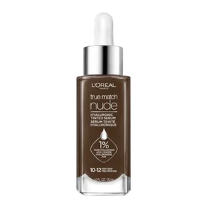 L'Oreal Paris True Match Hyaluronic Tinted Serum Foundation Makeup, Deep 10-12 - Picture 1 of 2