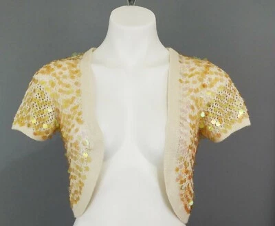 Cárdigan mujer Cejon, talla S, crema, 55 % algodón/45 % acrílico Foto 1 de 4