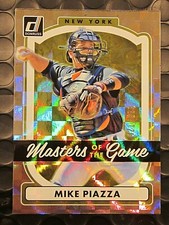 2017 DONRUSS MASTERS OF THE GAME #MG-6 MIKE PIAZZA NEW YORK METS #rd 421/999