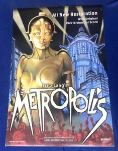 METROPOLIS ORIGINAL DS FILMPLAKAT FRITZ LANG 2002 DOPPELSEITIG 2/S - Bild 1 von 1