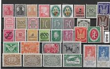 #8468   Early stamps / Unused / Germany / Empire - Republic  / All Pre 1930