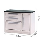 Miniatures Dollhouse Kitchen Island Sink Wooden Furniture Accessories 1:12 Scale