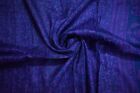 FNC Vintage Bule Floral Printed Sarees Pure Silk Sari Used Fabric 5 Yard