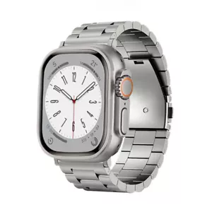 Correa de titanio para Apple Watch Ultra 49 mm serie 10 9 8 7 SE 6 5 4 3 correa de metal - Imagen 1 de 12