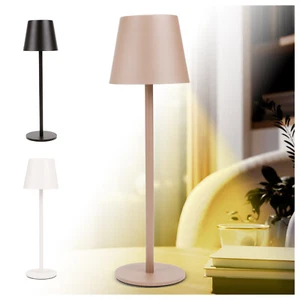 LED Tischleuchte Romantic dimmbar mit Touch Funktion 3 Lichtfarben IP44 12h Akku - Picture 1 of 9
