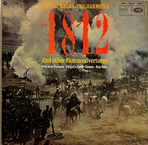 NICOLAI MALKO/PHILHARMONIA ORCH. - 1812 & OTHER FAMOUS OVERTURES LP - VGC - Picture 1 of 2