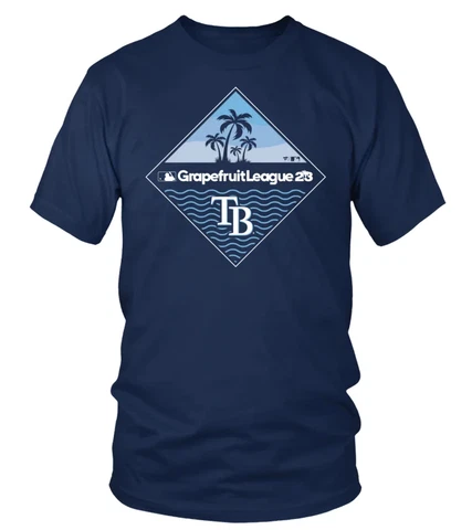TAMPA BAY RAYS 2023 SPRING TRAINING DIAMOND T-SHIRT S-3XL Cover