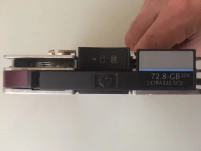HP Proliant Server 3.5" Hard Drive SCSI HDD Caddy Tray 72.8GB 10K Storage Works - Image 1 of 4
