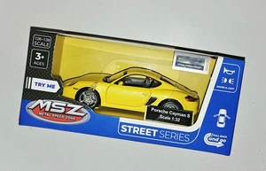 Porsche Cayman S - Yellow - Diecast Model Car - 1:32 - 1/32 - New - Sealed - Picture 1 of 2