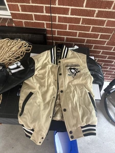 G-III Sports Med NHL Pittsburgh Penguins Letterman Jacket #67 VINTAGE *rare* - Picture 1 of 7
