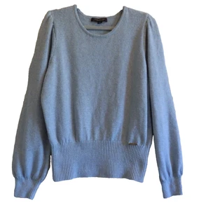 Marc New York Blue Long Sleeve Sweater Top Women's SZ L EXCELLENT - Picture 1 of 4