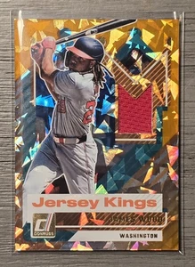 James Wood 2025 Panini Donruss - Maglia Kings #JK-JW Orange Ice (RC) - Foto 1 di 2