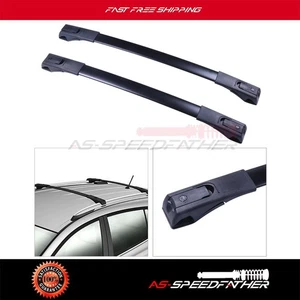 For 2013-2018 Toyota Rav4 Adjustable Black Roof Top Racks Cross Bars carrier - Picture 1 of 8