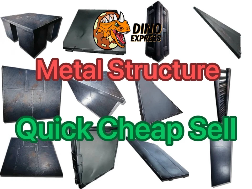 Survival PvE Metal Building Set | ASA Base Pack | Instant Dispatch 🐲