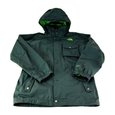 Chaqueta The North Face Hyvent Para Hombre Grande Verde Con Capucha Snowboard Esquí Shell Foto 1 de 4