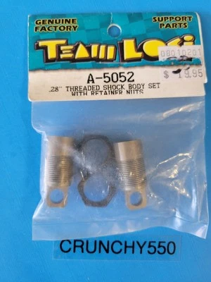 Team Losi A-5052 0,28 дюйма резьбовой амортизатор корпус набор фиксаторов гаек винтажная деталь для радиоуправляемых моделей - Изображение 1 из 3