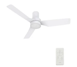 Marion 44" Flush Mount Indoor Ceiling Fan with Remote and Dimmable LED Light Kit - Picture 1 of 2