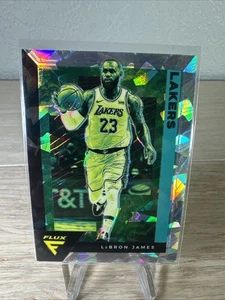 LeBRON JAMES 2020-21 Panini Flux Fanatics Factory Cracked Ice #79 Lakers - Picture 1 of 2