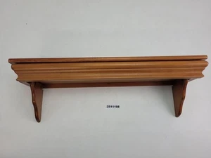 Wandregal Ablage mit Schublade Holz Braun Flur Küche Wohnzimmer Deko #2511198 - Picture 1 of 11