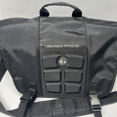 Paquete de 6 bolsas de almuerzo Fitness Innovator Meal Prep paquete de seis negras sin contenedores Foto 1 de 4