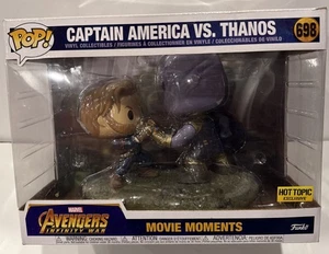 Figura Vinilo Funko Pop Marvel Capitán América VS. Thanos 698 Hot Topic Exclusiva - Imagen 1 de 8