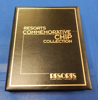 RESORTS COLECCIÓN DE CHIPS CONMEMORATIVOS CIUDAD ATLÁNTICA, EXHIBICIÓN ORIGINAL NJ 1978-97 Foto 1 de 4