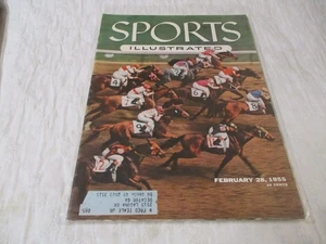 SPORTS ILLUSTRATED FEBRUARY 28 1955 HORSE RACING COVER - Imagen 1 de 2