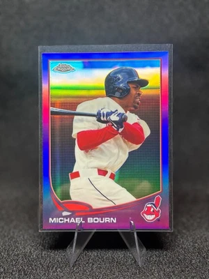 2013 Topps Chrome - Michael Bourn #74 Purple Refractor - Image 1 of 2