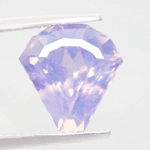 3.41 Ct Best Fancy Kite (11 x 10 mm) 100% Natural Lavender Amethyst From Bolivia - Picture 1 of 7