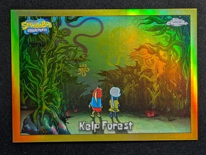 2025 Topps Chrome SpongeBob - "Kelp Forest" #53 Gold Refractor 29/50 - Bild 1 von 2
