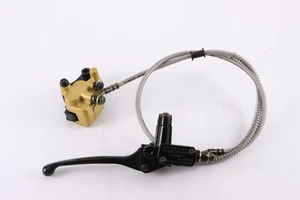 Hydraulic Front Disc Brake Caliper System Pads 90 110cc 125cc PIT PRO Dirt Bike - Picture 1 of 16