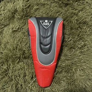 MaxFli “1 Black Max” Fairway Hybrid Rescue Red & Black Golf Club Head Cover - Picture 1 of 7