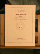Musheng Chen Fragment Les franges du rêve I pour flûte solo partition ed. Leduc 