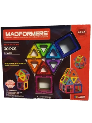 Magformers Intelligent Magnetic Construction Set 30 Piece 3+ - Image 1 of 2
