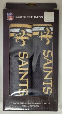 Новый Orleans Saints ралли дизайн ремня безопасности подушечки 2 упаковки новый ремень безопасности плеча - Изображение 1 из 2