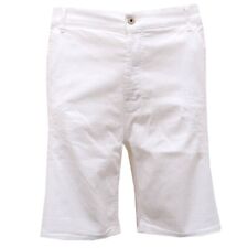 6161AH bermuda uomo DONDUP off white abraded cotton shorts man