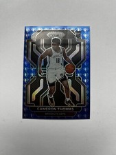 2021-22 Panini Prizm Cameron Thomas Rookie NBA 75th Anniversary Nets RC #297