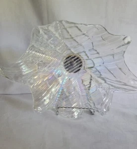 Vintage Murano Antica Cristalleria Italiana Lavorato A Mano Bowl Made In Italy - Picture 1 of 7
