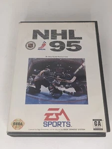 NHL 95 (Sega Genesis, 1994) No Manual Tested - Picture 1 of 3
