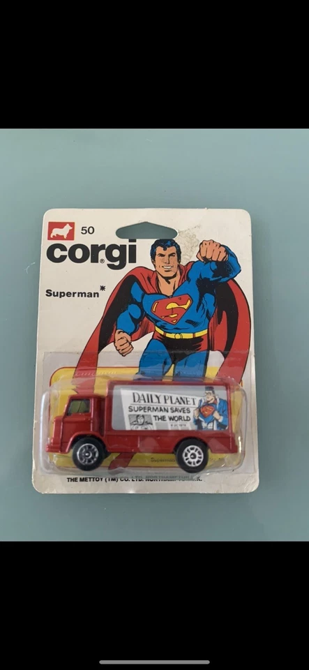 Corgi Superman Daily Planet Van Truck # 50 - Image 1 of 1