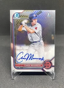 2022 Bowman Chrome Chase Meidroth 1st Auto - Chicago White Sox, Boston Red Sox - Picture 1 of 2