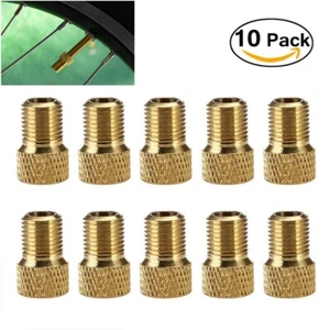 10PCS Presta to Schrader Valve Adapter for Bike – Inflate French Valve Tire Pump - Picture 1 of 24