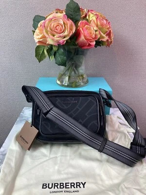 NWT Burberry TB Monogram Jacquard Paddy Men’s Messenger Bag - $1050 Retail - Image 1 of 4