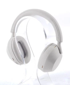 Sony WH-1000XM5 Auriculares inalámbricos con cancelación de ruido sobre la oreja plateados - Imagen 1 de 4
