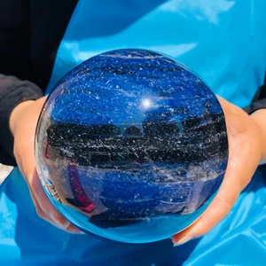 2670g Natural Sodalite Ball Quartz Crystal Sphere Crystal Decor Gift - Picture 1 of 21