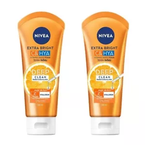 2x Nivea Extra Bright C & Hya Vitamin Wash Foam Facial cleansing products 100ml. - Picture 1 of 6