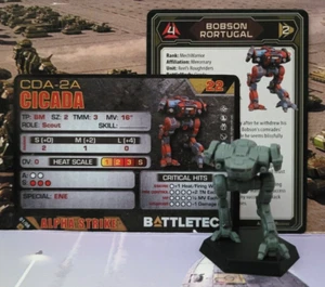 Battletech Cicada Mech Pursuit Lance Inner Sphere Miniature - Picture 1 of 2
